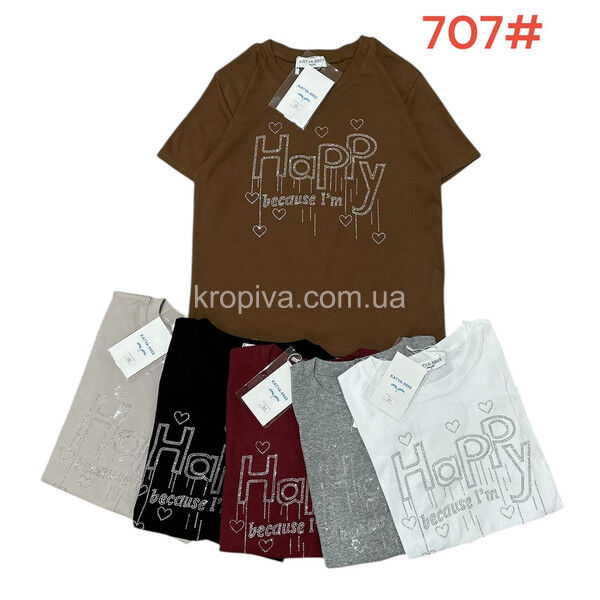Женская футболка 707 микс  100525-156