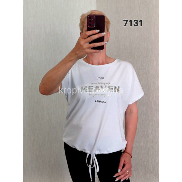 Женская футболка  оптом 180525-76