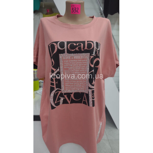 Женская футболка 332 батал микс оптом 200525-068