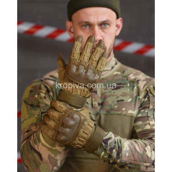 Перчатки тактические полнопалые силикон 2.0 для ЗСУ оптом 190525-648