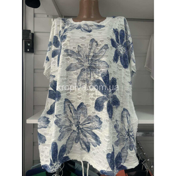 Женская футболка 8201 батал оптом 190625-759