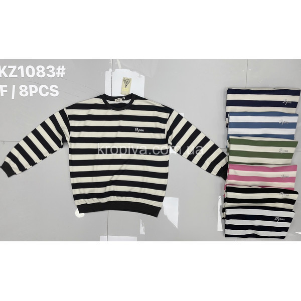 Женский свитшот оверсайз микс оптом 230625-654