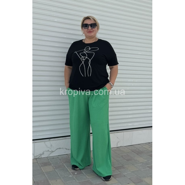 Женские брюки полубатал оптом 050725-620