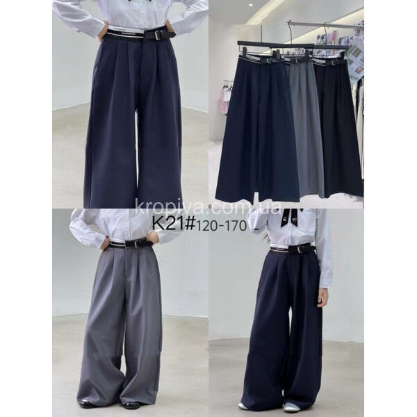 Детские брюки к21 школа оптом 080725-43