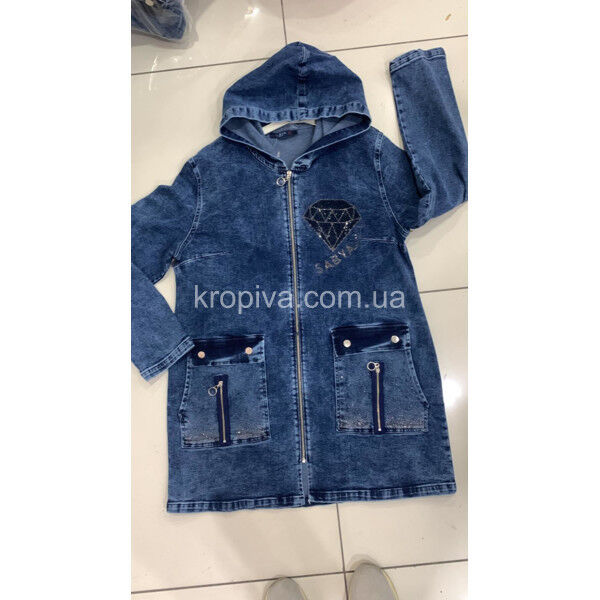 Жіночий джинсовий кардиган оптом 220725-97