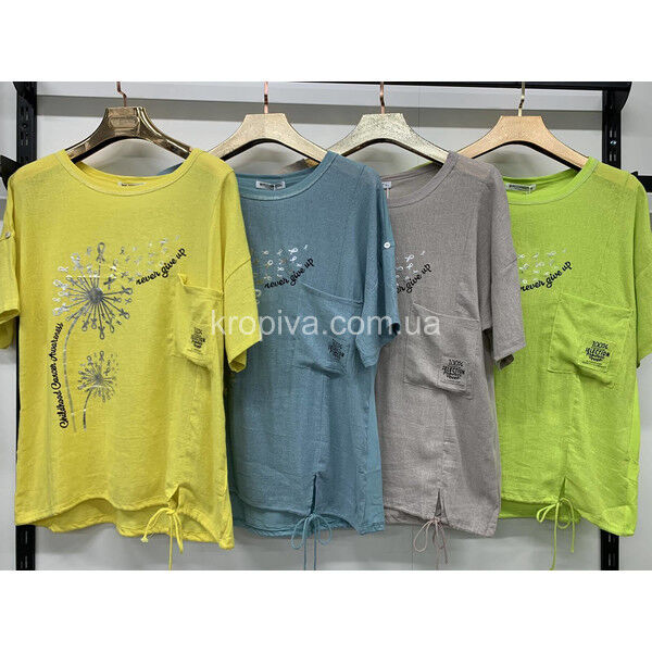 Женская футболка 9539 батал оптом 240725-095