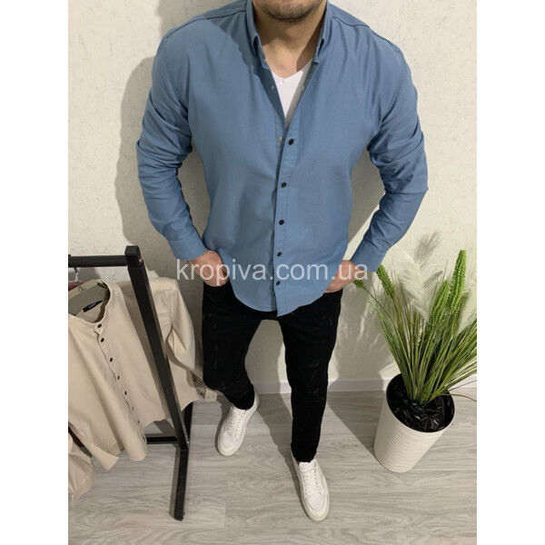 Мужская рубашка джинс батал Турция оптом 290725-688