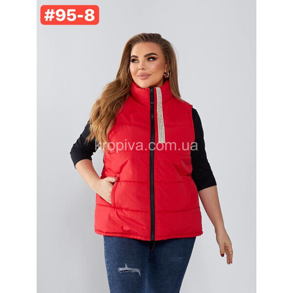 Женская жилетка стебаная батал 95 оптом 290825-668