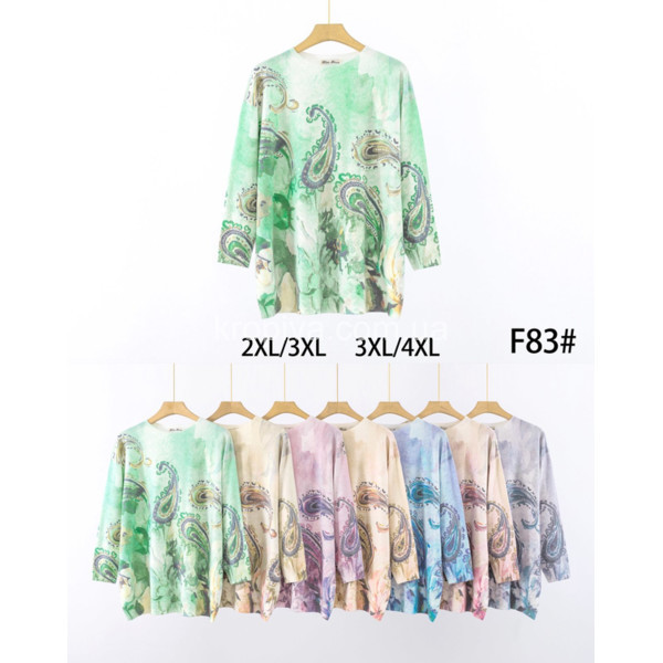 Женская кофта батал микс оптом 290825-718