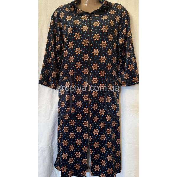 Женский халат велюр батал оптом 290825-783