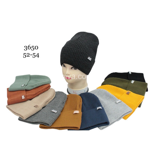 Шапка одинарна в'язана оптом 290925-138