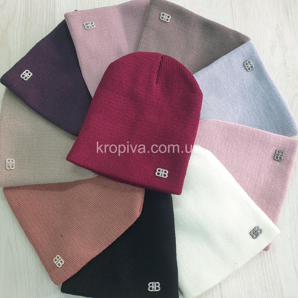 Женская шапка молодежная микс оптом 300925-723