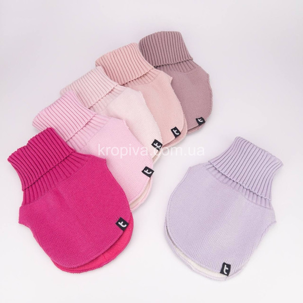 Детская манишка Фрост двойная микс оптом 011025-776