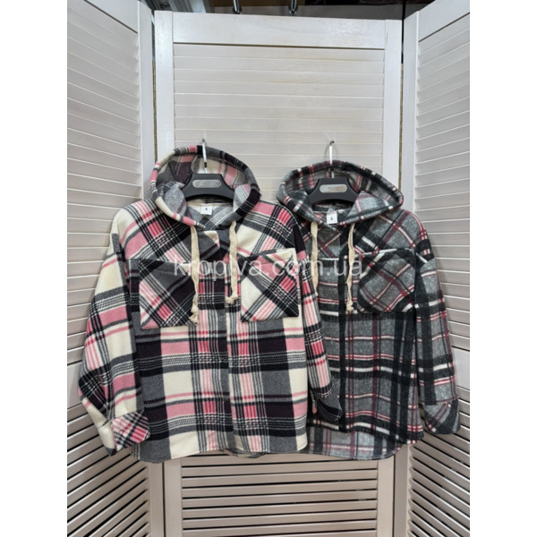 Дитяча сорочка фліс 8-12 років Туреччина оптом 021025-784