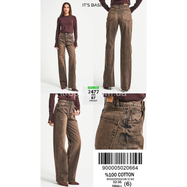 Джинсы  женские 2477 оптом 071025-187