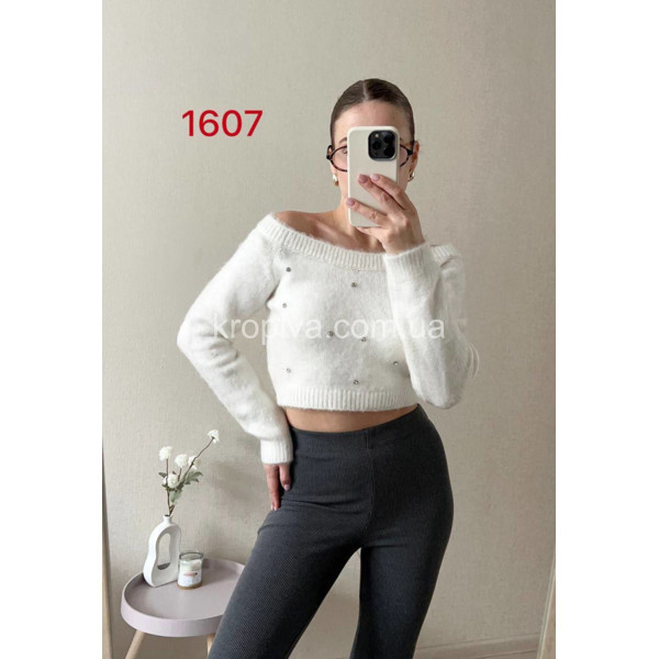 Женский укороченный свитер 1607 оптом 171025-194