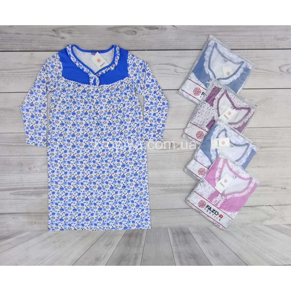 Женская ночнушка 480 FAZO-R полубатал оптом 241025-0182