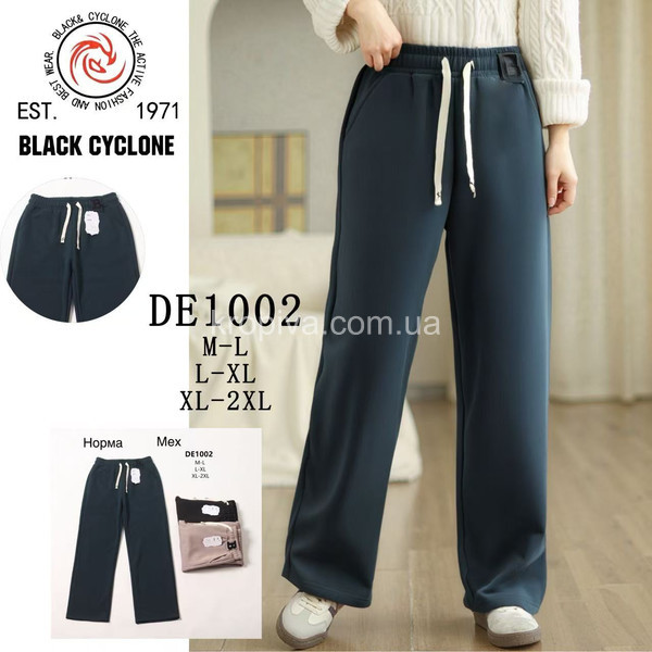 Женские штаны 1002 флис микс оптом 271025-22