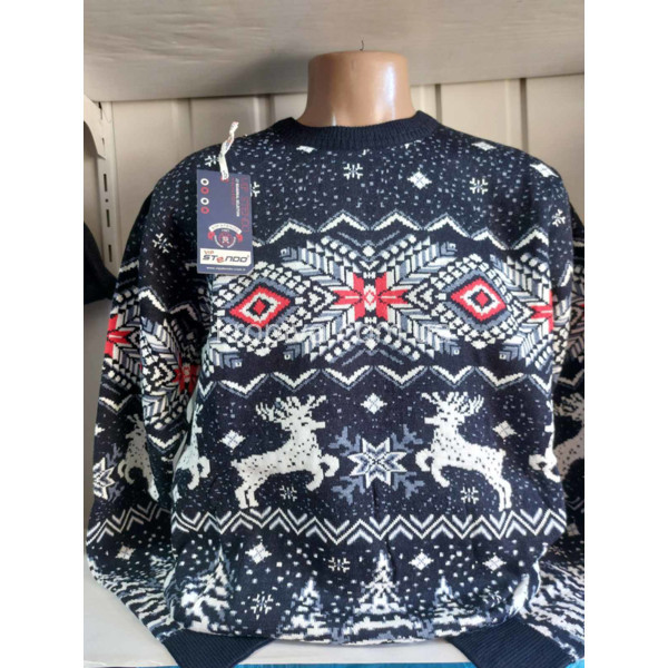 Мужской свитер батал Турция VIPSTENDO оптом 291025-674