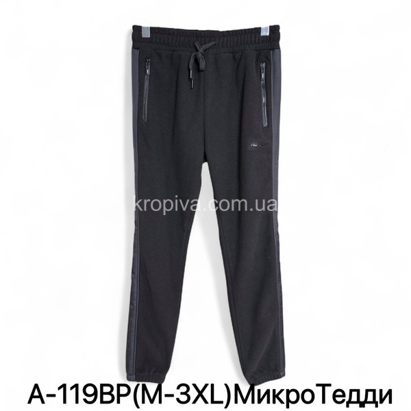 Мужские спортивные штаны микро Тедди норма оптом 011125-618