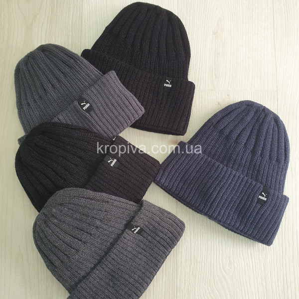 Чоловіча шапка на флісі мікс оптом 061125-661