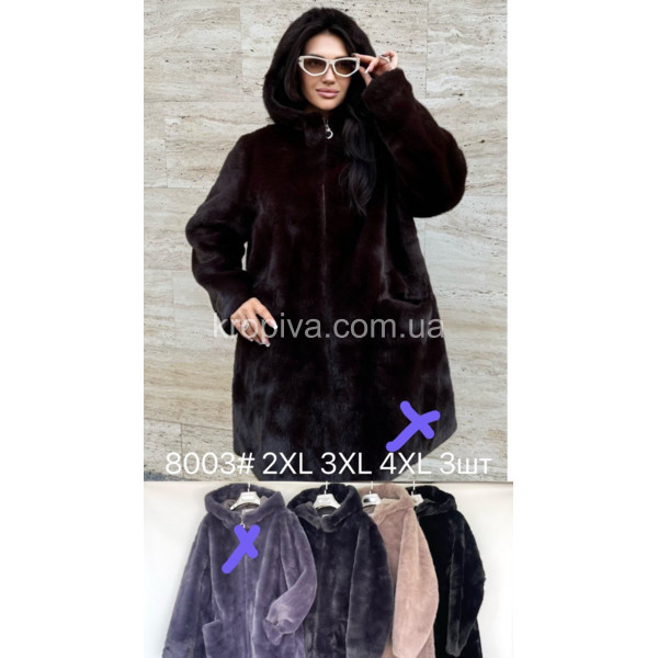 Женская шубка батал оптом 161125-781