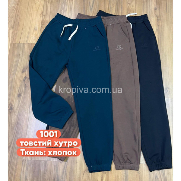 Жіночі спортивні штани на хутрі оптом 221125-754