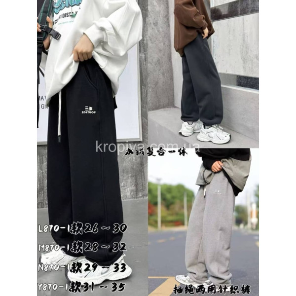 Детские спортивные штаны 29-33 оптом 281125-723