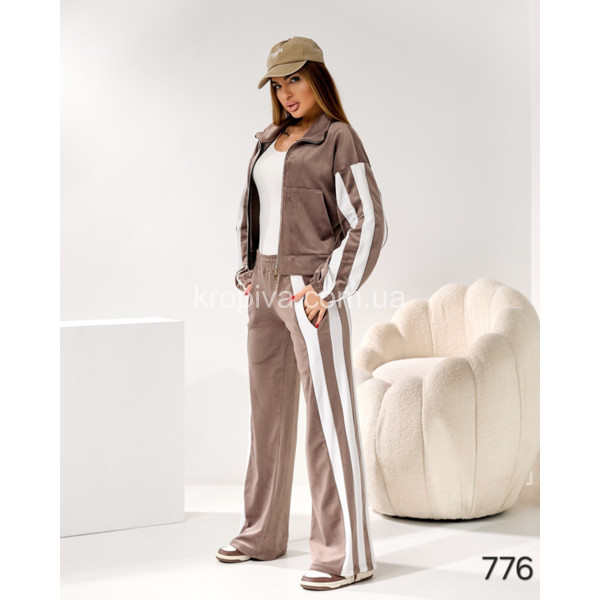 Женский спортивный костюм велюр 776 оптом 051225-671