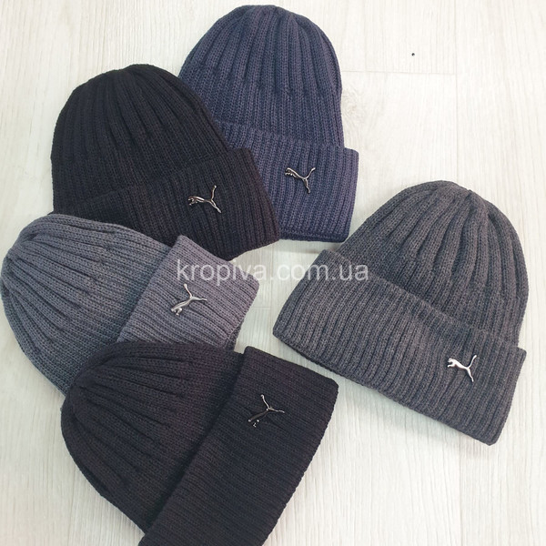 Мужская шапка на флисе микс оптом 161225-784