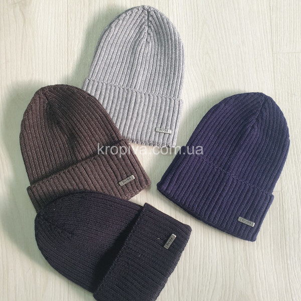 Мужская шапка одинарная микс оптом 161225-794