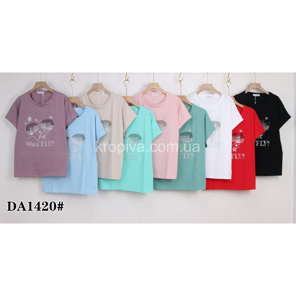 Жіноча футболка мікс оптом 040125-0126
