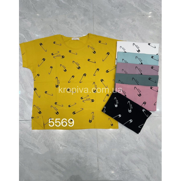 Женская футболка батал микс оптом 110126-639