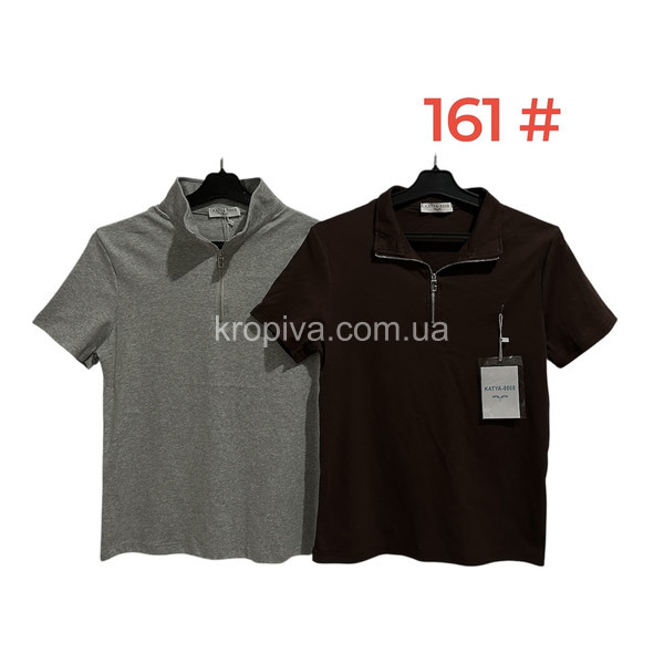 Жіноча футболка поло 161 мікс оптом  (030226-126)