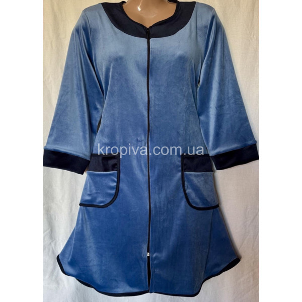 Женский халат велюр полубатал оптом 090226-673