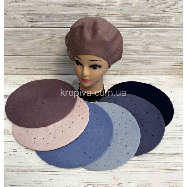 Жіночий однотонний берет оптом 140226-153