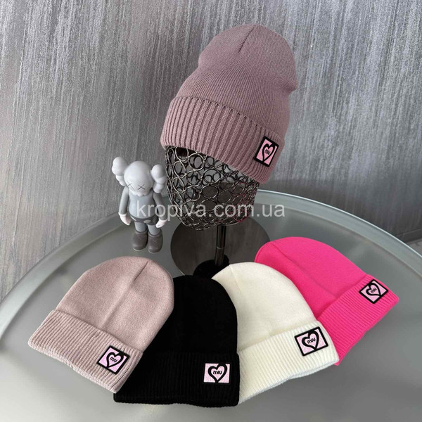 Детская одинарная шапка оптом 240226-114