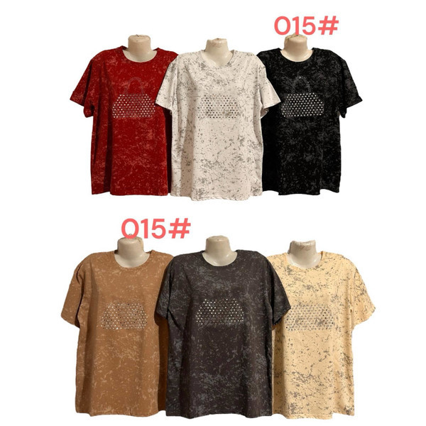 Женская футболка 015 микс оптом 250226-19