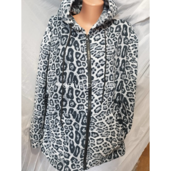 Жіночий батник/кардиган 586 фліс батал оптом 010326-779