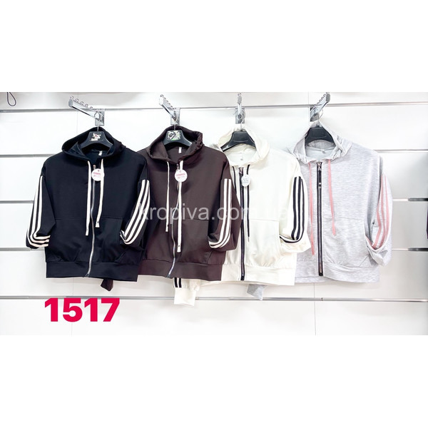 Женская кофта на змейке 1517 норма оптом 100326-714