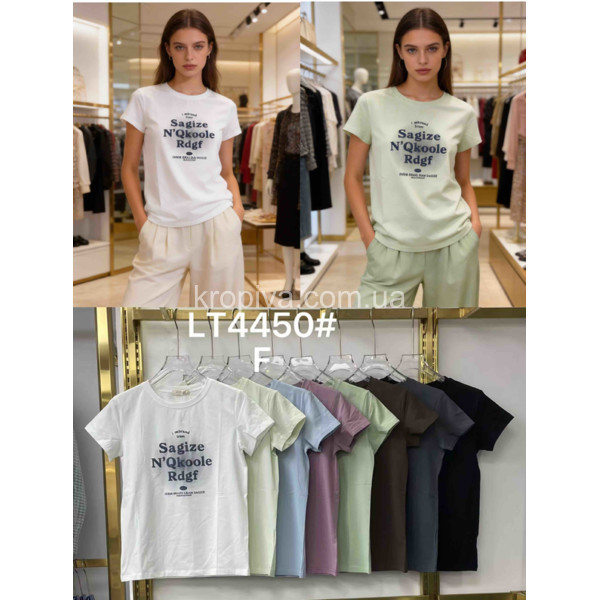 Женская футболка норма микс оптом 100326-744