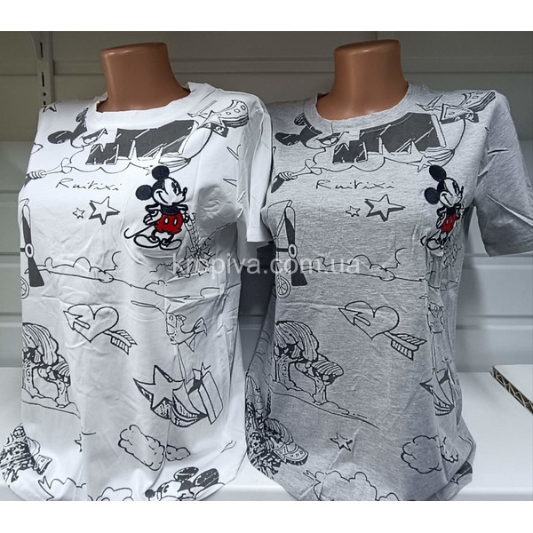 Женская футболка норма микс оптом 200326-779