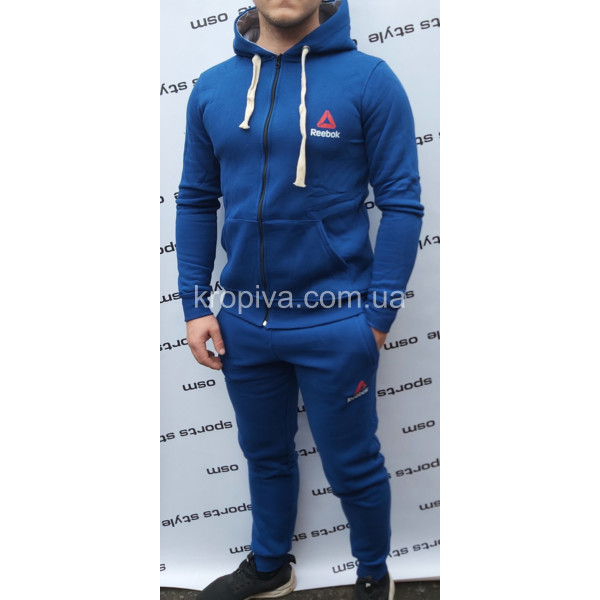 Мужской спортивный костюм на флисе норма оптом  (281020-228)