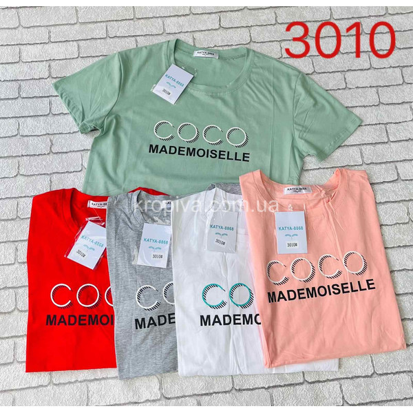 Женская футболка 3009 норма оптом 160423-332 (160423-333)