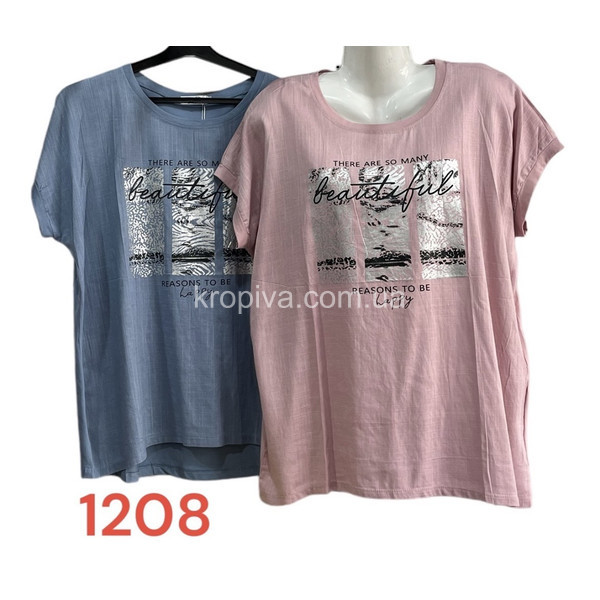 Женская футболка полубатал оптом 270523-436 (270523-438)