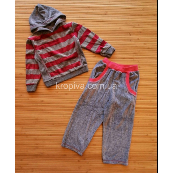 Дитячий костюм велюр 1-4 років оптом  (030823-696)