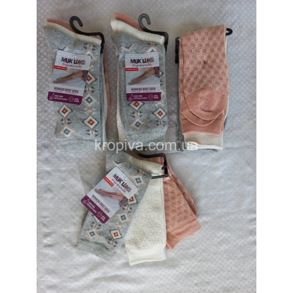 Женские носки высокие шерсть оптом 011023-630