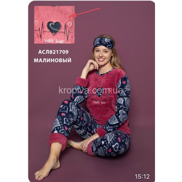 Женская пижама махра-флис норма Турция оптом 031023-781