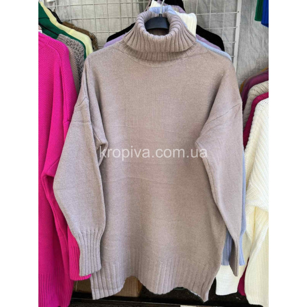 Женский свитер-туника норма Турция микс оптом 011123-697