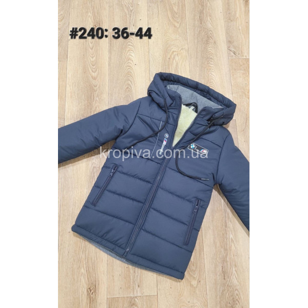 Дитяча куртка підліток зима на хутрі оптом 051123-737